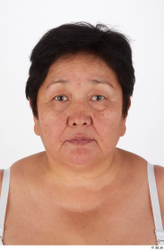 Face Head Hair Woman Asian Overweight Street photo references